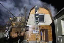 В Кирсанове произошло возгорание жилого дома
