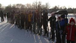 В Кирсанове прошли соревнования по лыжам, в честь ветерана спорта Александра Белова