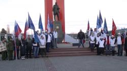 В Кирсанове побывали участники автопробега под девизом «Россия Крым Донбасс» и «Тамбов За Президента»