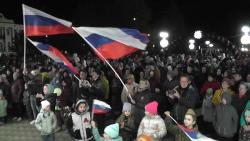 Празднование Дня Победы в Кирсанове завершился большим концертом и фейерверком