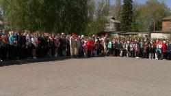В Кирсановской городской школе прошла торжественная линейка, посвященная Дню Победы