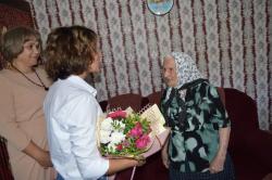 Жительница Кирсанова отметила 100-летний юбилей