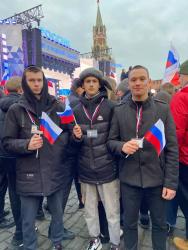 Кирсановцы приняли участие праздничном концерте в Москве
