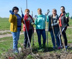 20 апреля город Кирсанов присоединился к общеобластному экологическому субботнику