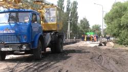 В Кирсанове идет ремонт моста через реку Пурсовку
