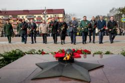 Представитель г. Кирсанова, руководитель поискового отряда "Рубеж" побывала на открытии акции «Вахта памяти-2021» в Южно-Сахалинске
