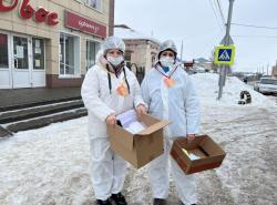 В Кирсанове продолжает свою работу волонтерское движение "Мы вместе"