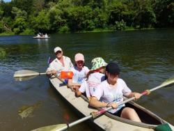 Кирсановские школьники совершили поход на байдарках по реке Ворона