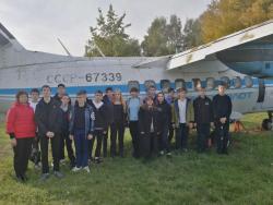 Школьники побывали на экскурсии в Кирсановском авиационном техническом колледже