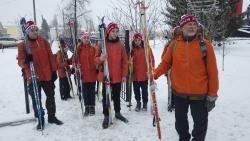 Школьники отправились в лыжный поход