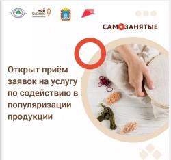 В Тамбовской области выполняется "Содействие в популяризации продукции самозанятых граждан"