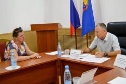 Уполномоченный по правам человека в Тамбовской области Владимир Репин провёл личный приём граждан в городе Кирсанове