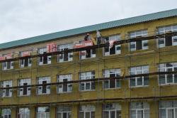 В школе №1 Кирсанова продолжается капитальный ремонт