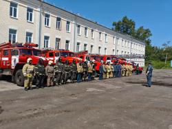 В Кирсановском авиационном техническом колледже, филиале МГТУ ГА состоялись пожарно-тактические учения