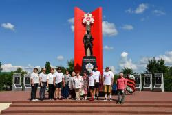 Кирсанов посетили участники велопробега «Гвардейский рубеж»
