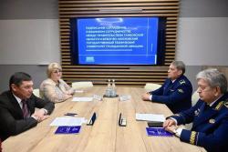 Рабочая встреча Евгения Первышова и ректора МГТУ гражданской авиации