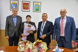 Сегодня состоялось первое заседание Кирсановского городского Совета народных депутатов VII созыва