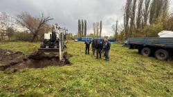 Стартовали работы по бурению скважины по улице Полковой