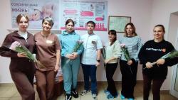 В преддверии праздника женская консультация ТОГБУЗ "Кирсановская ЦРБ" стала площадкой для  флешмоба
