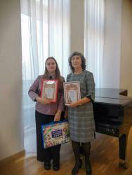 Воспитанница Кирсановской детской школы искусств приняла участие во Всероссийской акции "Первая афиша"