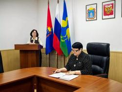 Сегодня состоялось очередное заседание Кирсановского городского Совета народных депутатов