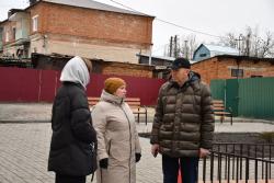 Глава города Кирсанова проконтролировал реализацию инициативного проекта