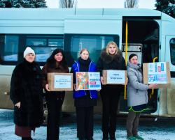 Гуманитарная помощь из Кирсанова направлена в Волкодаевскую школу Новоайдарского округа