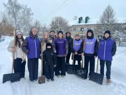 «Снежный десант» в действии