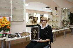 Выставка местной мастерицы Людмилы Манаковой в Кирсановском краеведческом музее