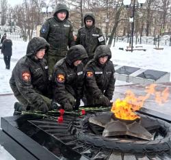 Память героев Тамбовщины почтили в Кирсанове