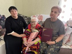 Жительница города Кирсанова отметила свой 90-летний юбилей