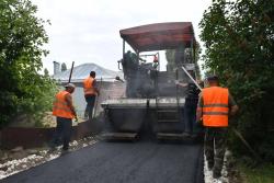 Завершается ремонт автомобильной дороги по улице Новая