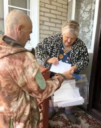 Члены избирательной комиссии выезжают на дом кирсановцам